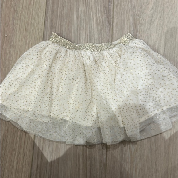 OshKosh B'gosh Gold and White Skirt - Picture 1 of 3